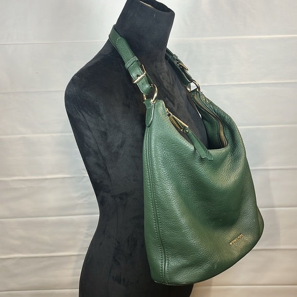 Michael Kors Hunter Green Medium Sized Hobo Bag - Picture 4 of 14